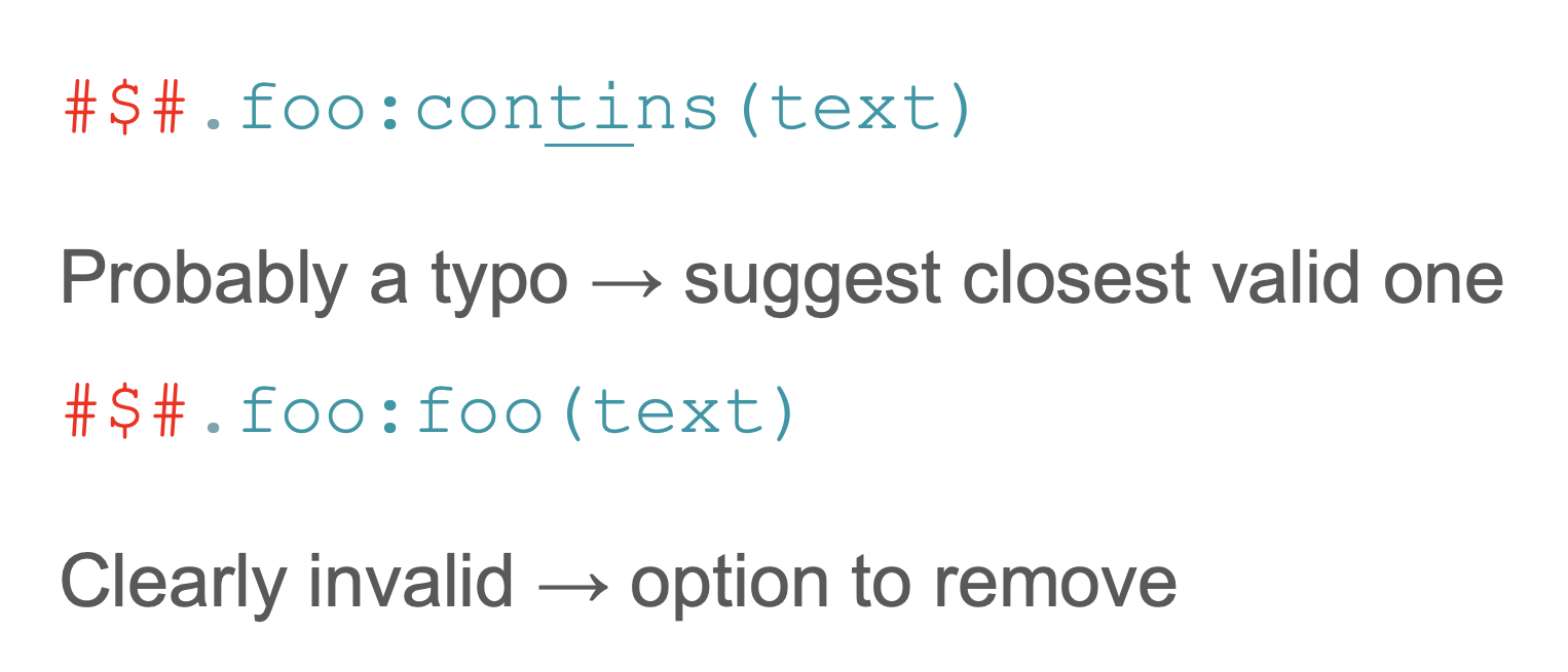 AGLint dealing with unsupported pseudo-classes