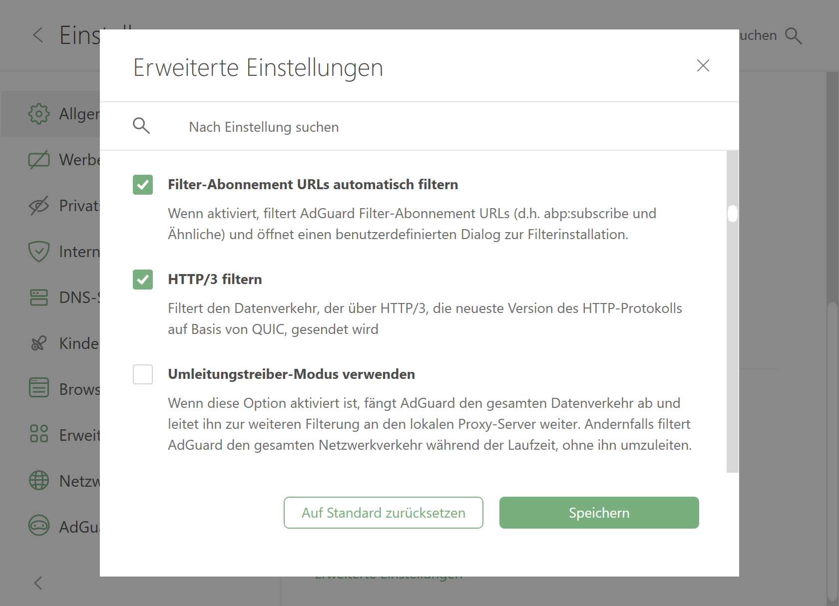 HTTP/3-Unterst&uuml;tzung *mobile border