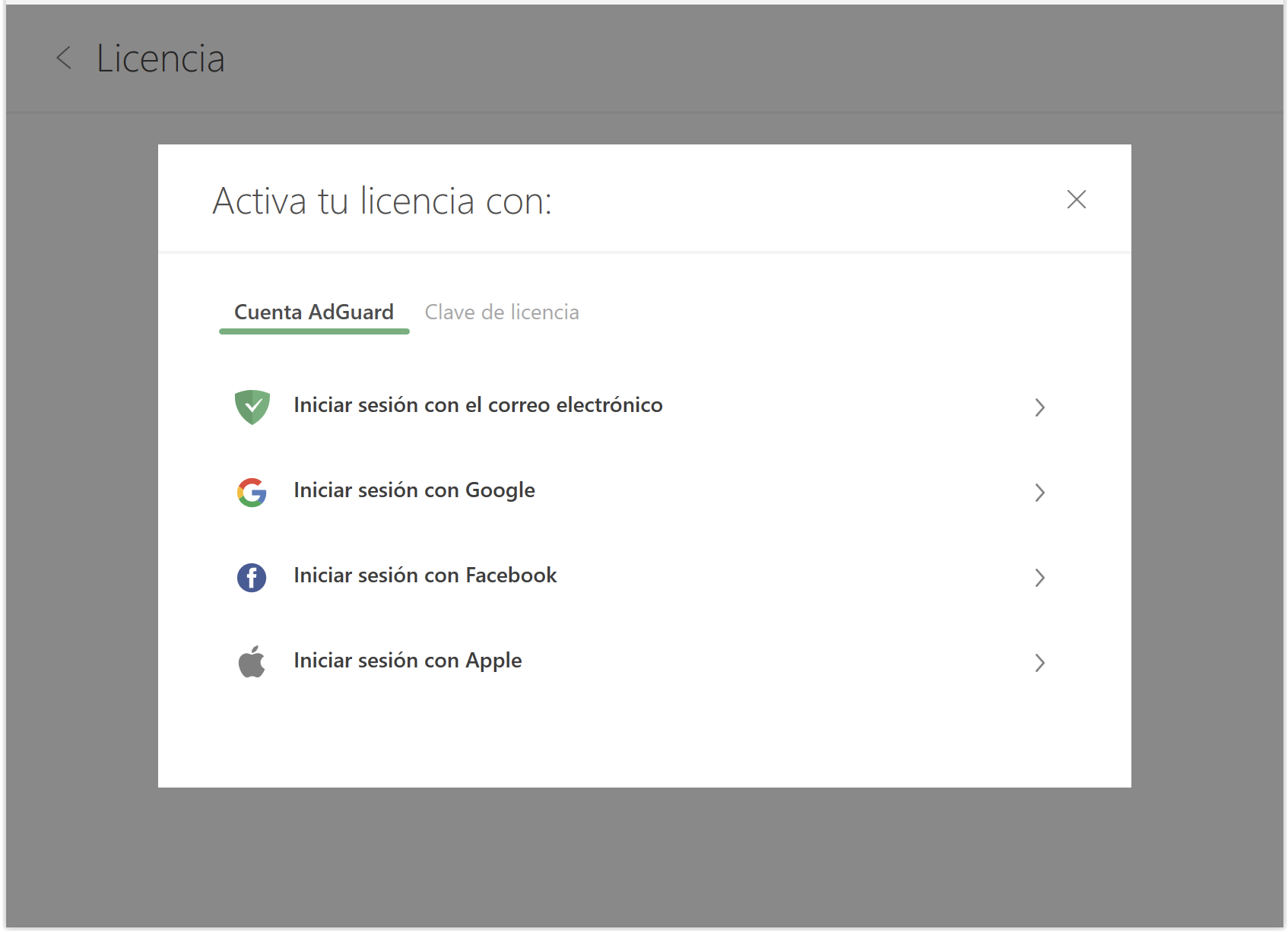 Pantalla de inicio de sesi&oacute;n *border
