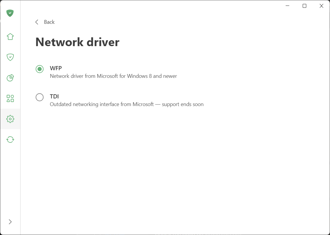 Choose driver